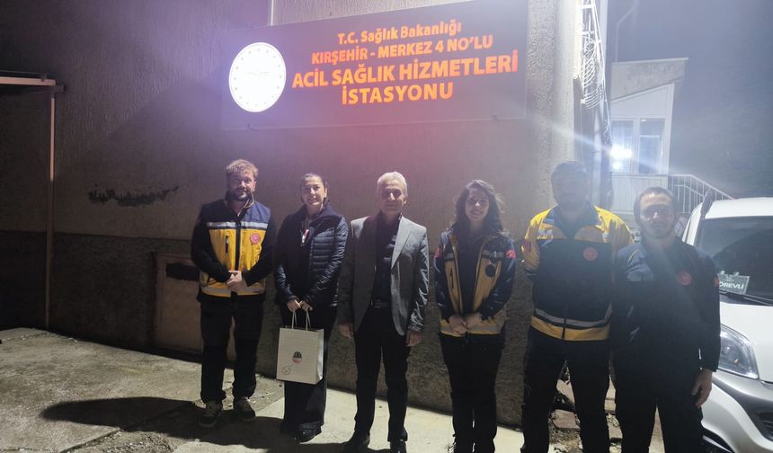 Kırşehir’de sağlık hizmetleri heyeti, 112 personeliyle bir araya geldi