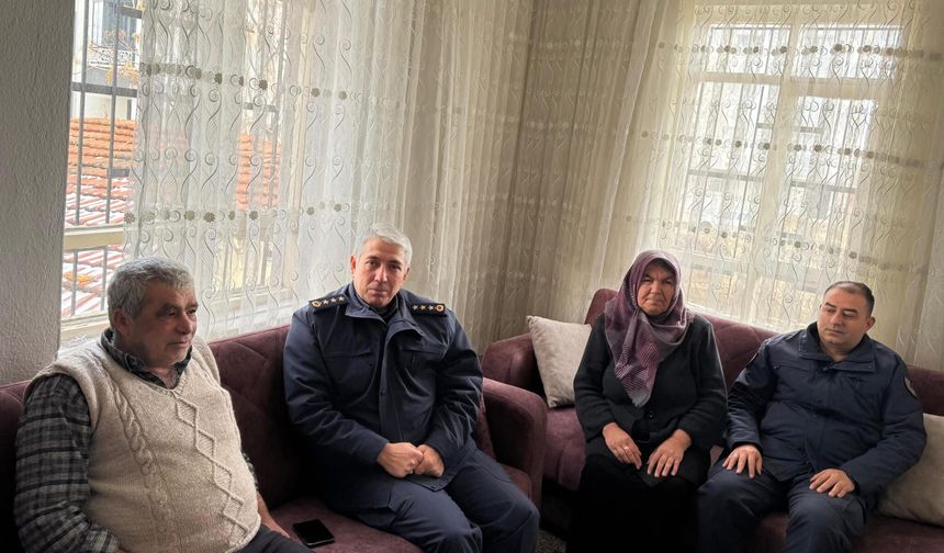 İl Jandarma Komutanı’ndan Gaziye Vefa