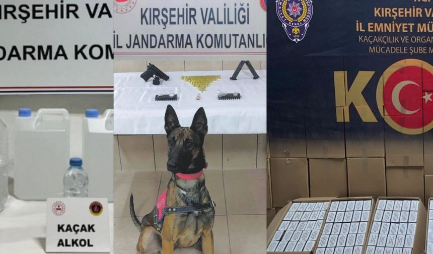 Kırşehir’de 2 Bin 38 Şüpheli Yakalandı, 305 Silah Ele Geçirildi