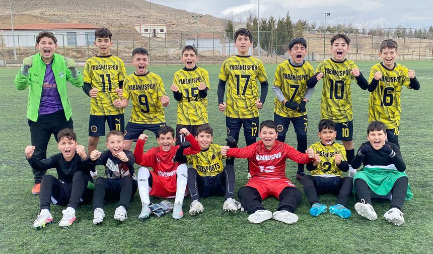 Yabanlıspor, U14’te galibiyetle tanıştı: 2-1