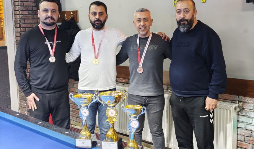 Bilardo 2026 yılı il şampiyonası sona erdi