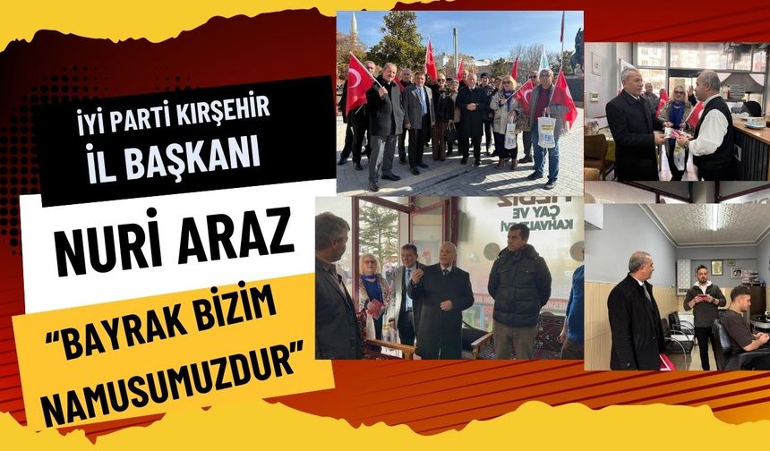 İYİ Parti’den Siyaset Üstü Hamle: Esnafa Türk Bayrağı Hediyesi