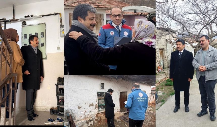 Kırşehir’de İhtiyaç Sahibi Ailelerin Kapısı Tek Tek Çalınıyor: Vali Demiryürek Sahada