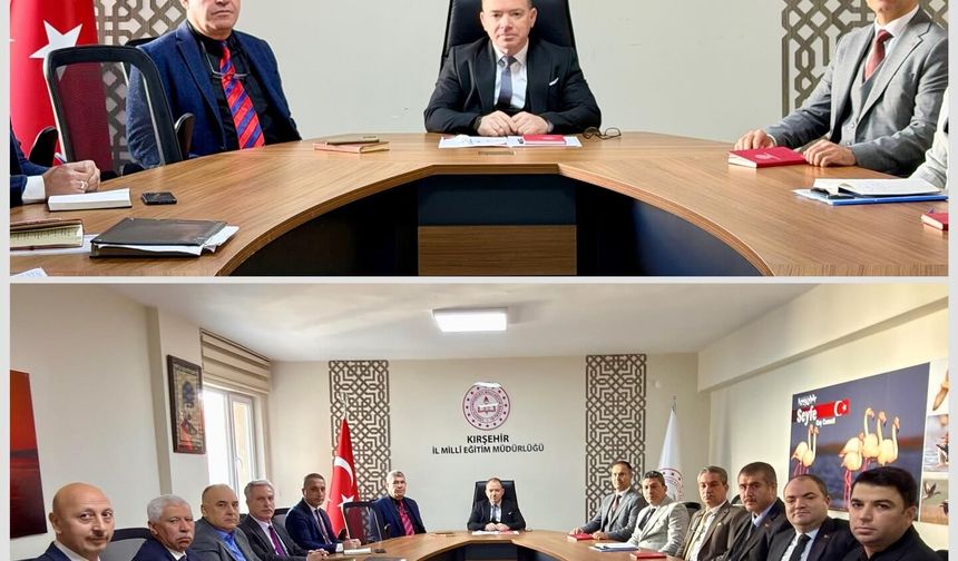 Kırşehir’de İlçe Millî Eğitim Müdürleri Kurulu toplantısı yapıldı