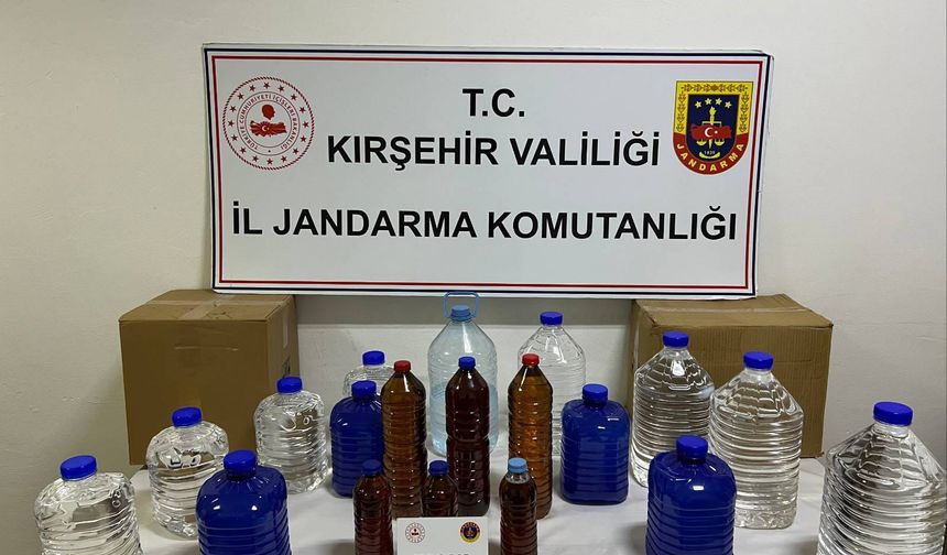 Kırşehir’de Kaçak Alkol Baskını: 9 litre Kaçak Alkol Ele Geçirildi