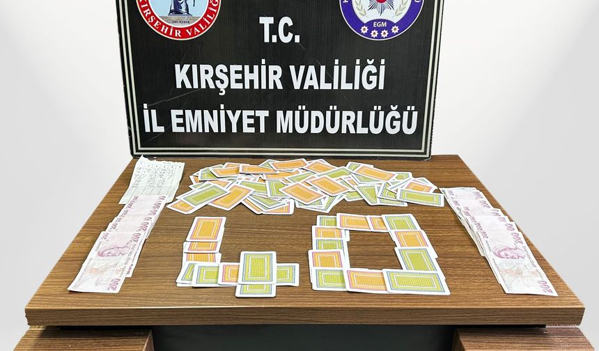 Kırşehir’de Kumar Operasyonu: 5 Kişiye Ceza Yağdı!