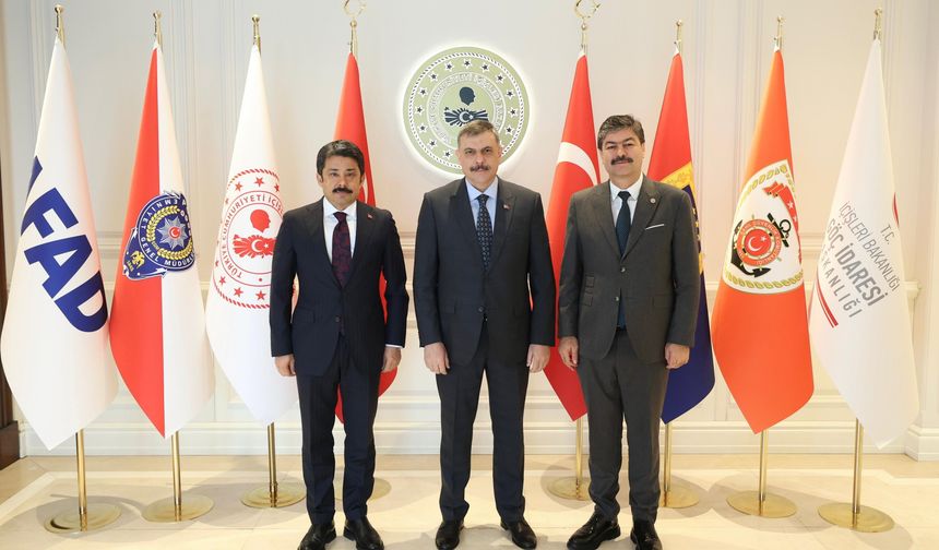 Kırşehir’in Projeleri İçişleri Bakanı Çiftçi’ye Sunuldu