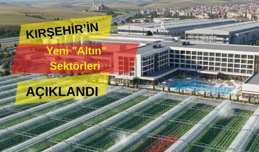 Kırşehir’in Yeni "Altın" Sektörleri Açıklandı: Kırşehir Yatırımcıyı Çağırıyor