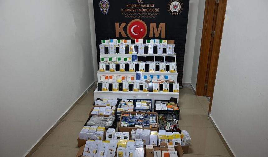 Piyasa Değeri Dudak Uçuklattı! Kırşehir Emniyeti'nden Dev Operasyon