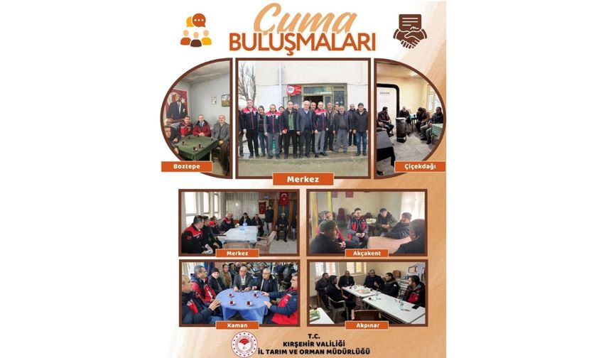 Kırşehir Tarım ve Orman Müdürlüğü’nden Cuma Buluşması