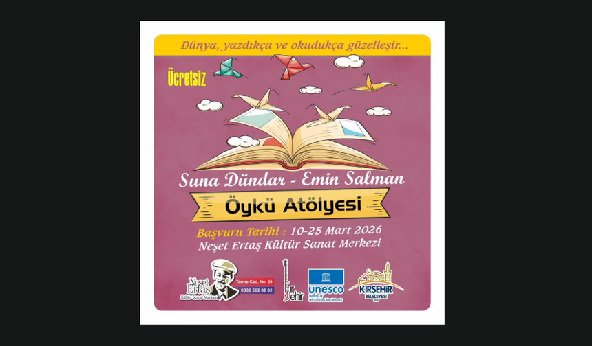 Kırşehir’de Ücretsiz Öykü Atölyesi