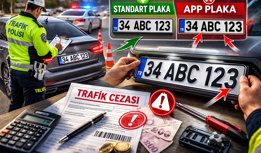 App plaka nedir, neden kullanılır? App Plaka Cezası 2026'da Ne Kadar?