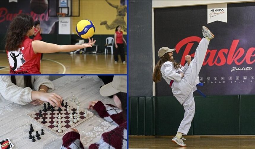 Çocuk evinde yetişen kızlar sporla hayata tutunuyor