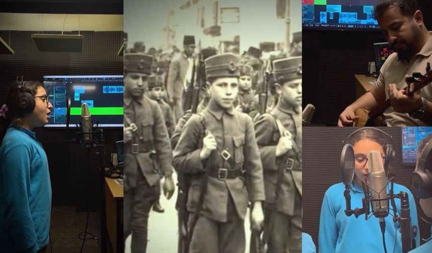 Geleceğin Müzisyenlerinden Ecdada Vefa: Çanakkale Türküsü Yankılandı