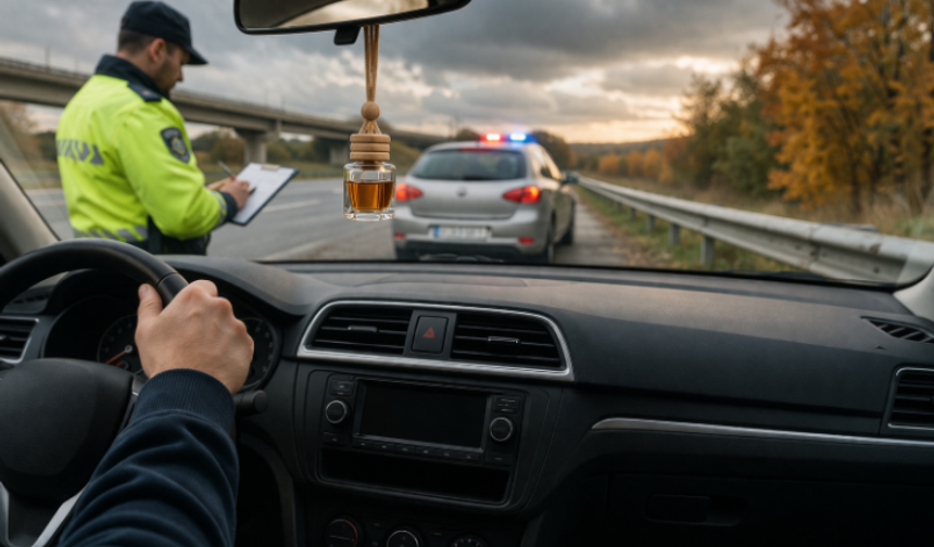 Kırşehir’de dikiz aynasına asılan eşyaya ceza