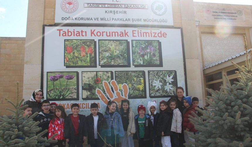 Kırşehir’de minikler yaban hayata yolculuk yaptı