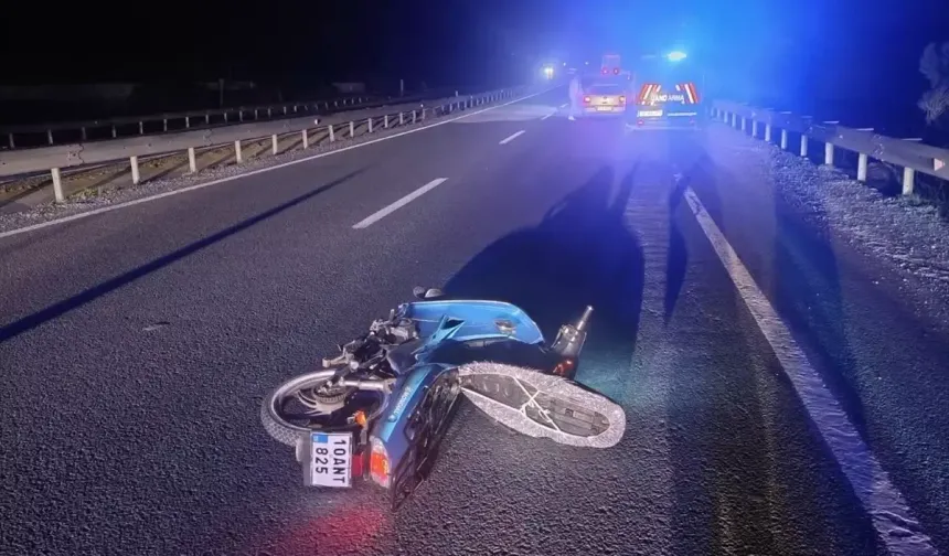 15 Yaşındaki Motosiklet Sürücüsü Hayatını Kaybetti