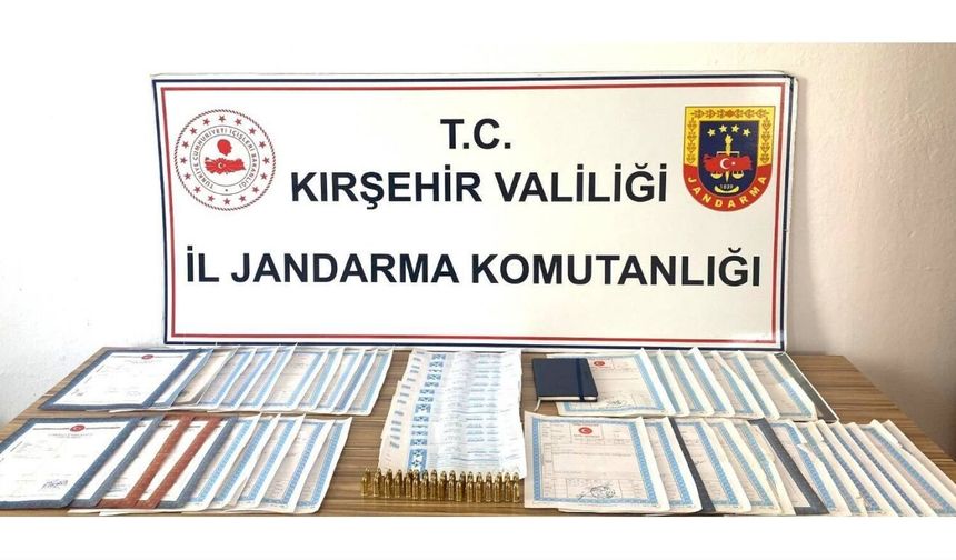 Kırşehir’de Tefecilik Operasyonu: Onlarca Tapu ve Senet Ele Geçirildi!