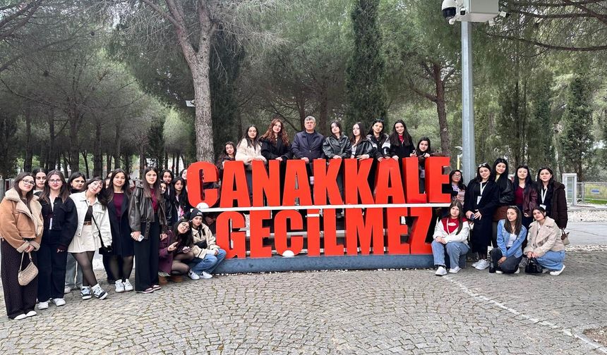 KIRŞEHİRLİ GENÇLER ÇANAKKALE RUHUNU YERİNDE YAŞADI