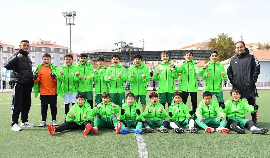 KIRŞEHİRSPOR U12’DE ŞAMPİ..: 3-0