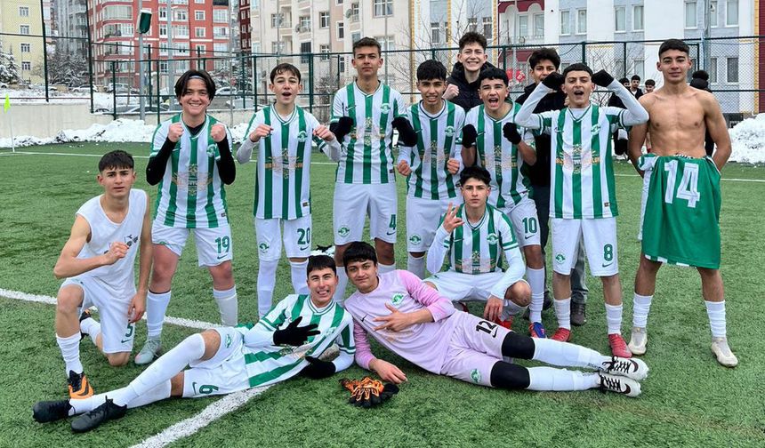 Kırşehirspor U15’te fırtına gibi esiyor