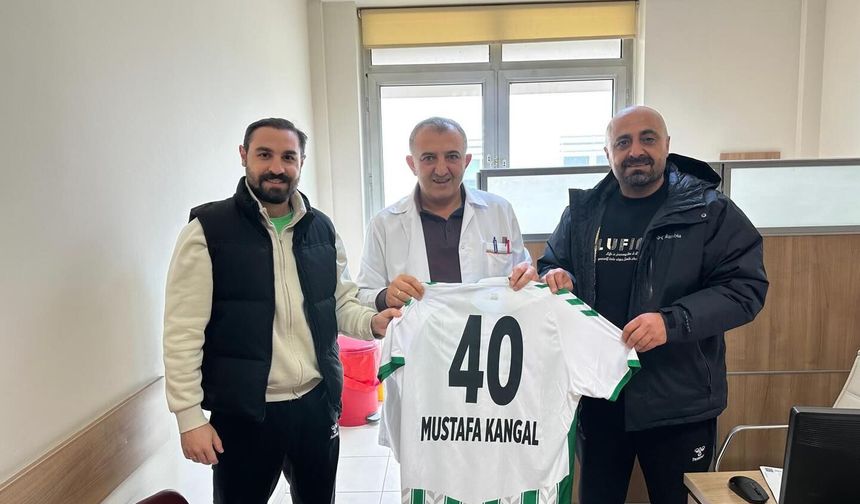 Kırşehirspor’dan Doktor Mustafa Kangal’a ziyaret