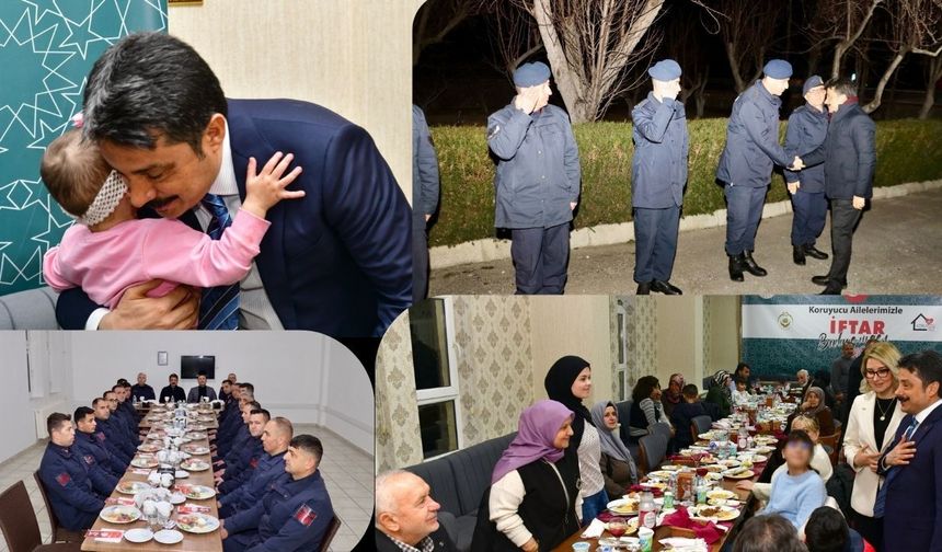 Vali Demiryürek, Sahurda Askerle, İftarda Koruyucu Ailelerle