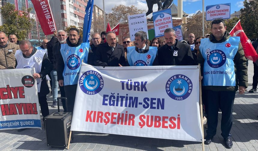 Kırşehir Eğitim-Sen’den Fatma Nur Öğretmen C*nayetine Tepki