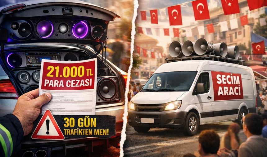 Ses Sistemine 21 Bin TL Ceza: Vatandaş Seçim Araçlarını Hatırlattı