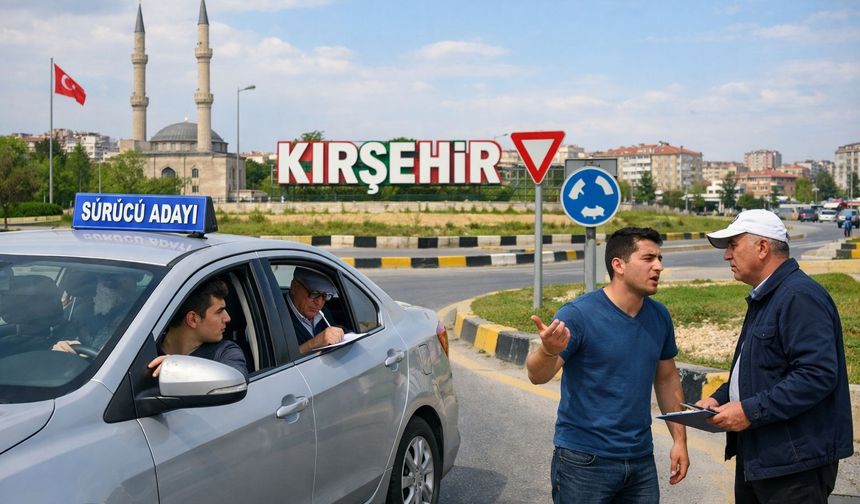 Kırşehir’de Direksiyon Sınavı Tepkisi: “Hakkımız Yeniyor” İddiası
