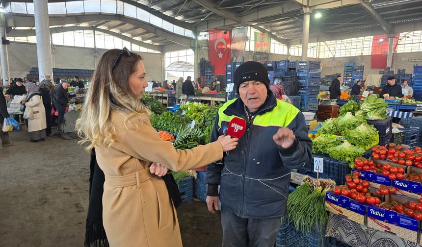 Kırşehir kapalı pazarda ürün pahalı değil senin paran yok!