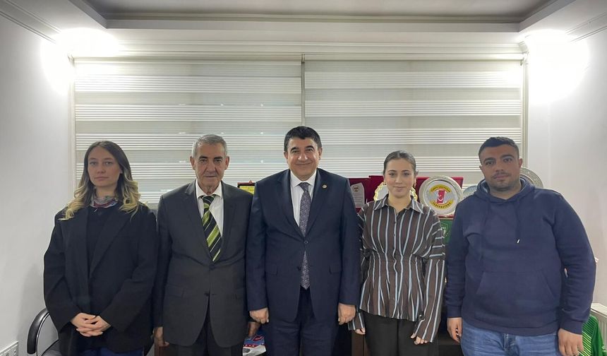 Milletvekili Metin İlhan’dan Çiğdem Gazetesi’ne ziyaret