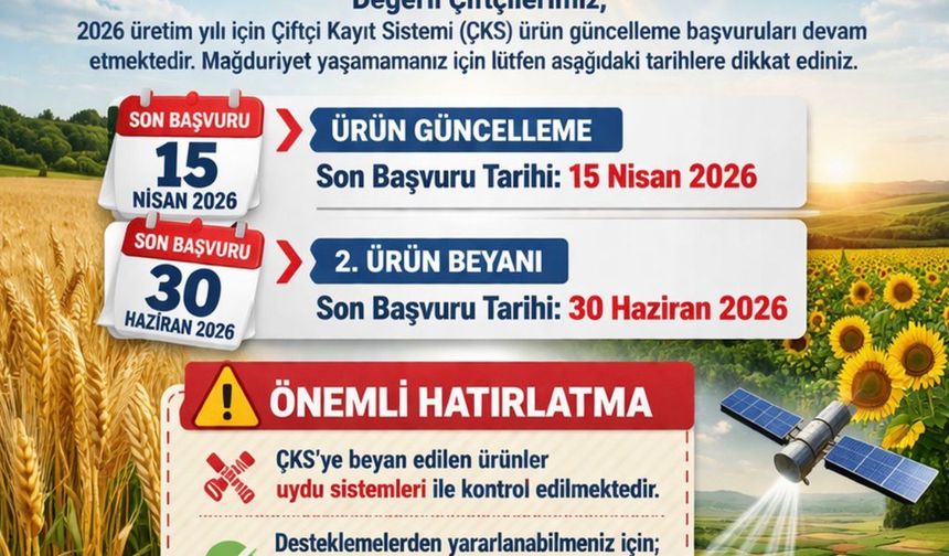 KIRŞEHİR’DE ÇİFTÇİLERE KRİTİK UYARI: ÇKS TAKVİMİ İŞLİYOR!