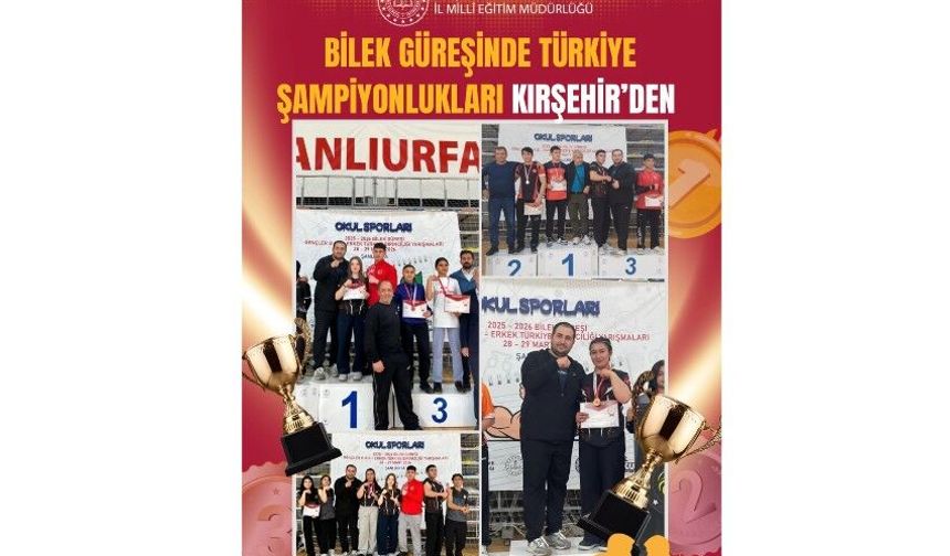 Kırşehirli öğrencilerden Türkiye şampiyonluğu