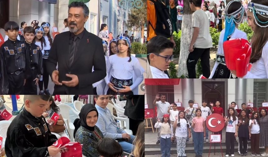 23 Nisan Coşkusu Sınırları Aştı: Kırşehirli Öğrenciler Türkmenistan’daydı