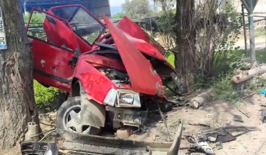 Kontrolden Çıkan Araç Ölüm Getirdi
