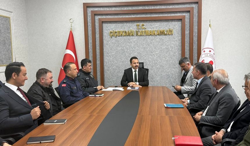 İlçede Kritik Toplantı: Kurumlar Aynı Masada