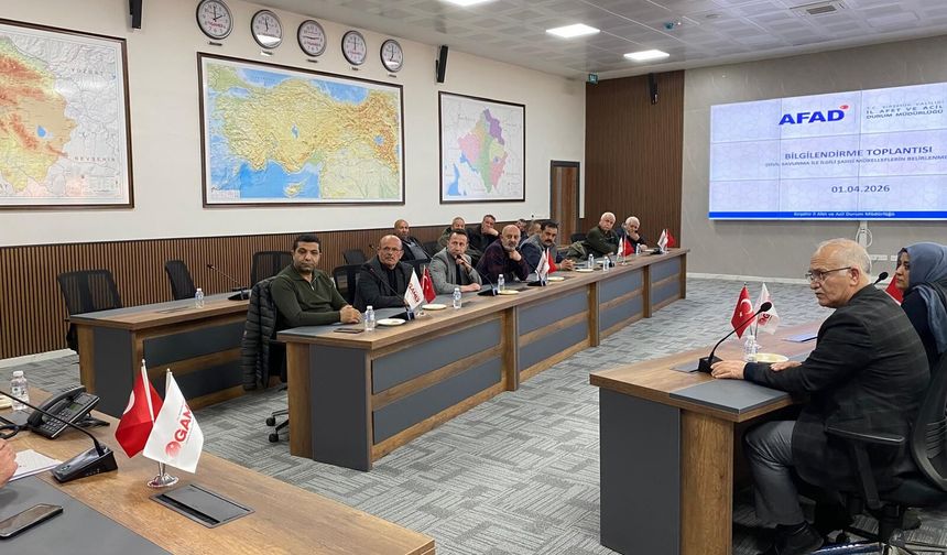 AFAD ve Muhtarlardan Kritik ‘Sivil Savunma’ Zirvesi