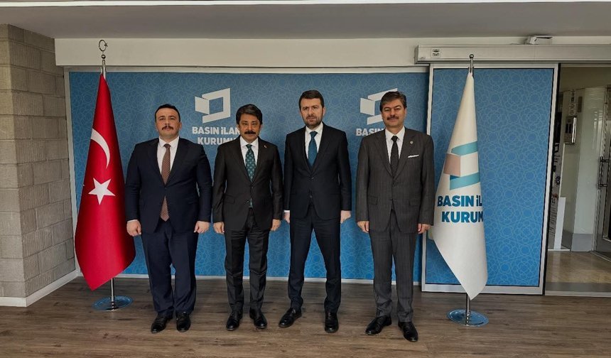 Kırşehir Heyetinden Basın İlan Kurumu’na Ziyaret! Yerel medyanın sorunları konuşuldu