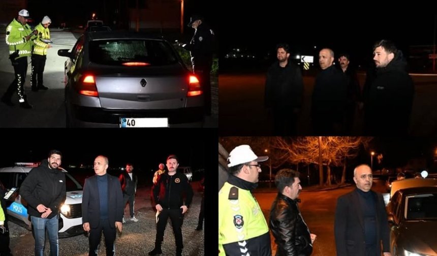 Kırşehir’de Gece Uygulamalarına Üst Düzey Takip