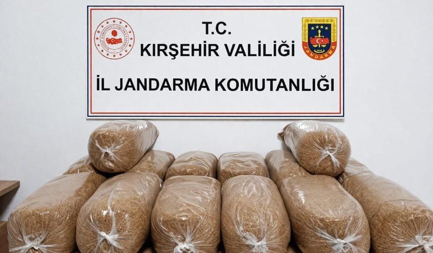 Kırşehir’de Otobüs Bagajında Kaçak Tütün Yakalandı