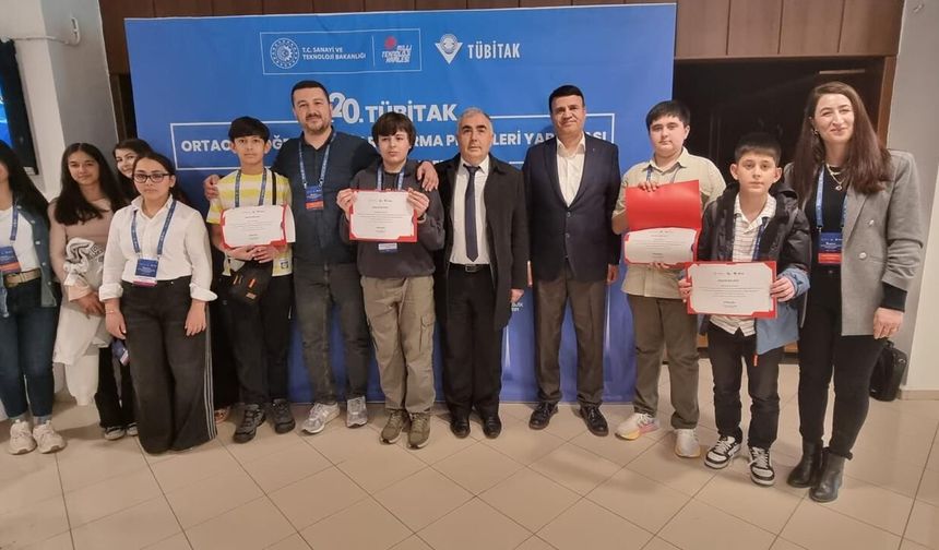 Kırşehir’in Genç Dehaları TÜBİTAK’a Damga Vurdu!