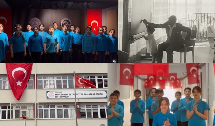 Kırşehir’in Müzik Ortaokulu’ndan 23 Nisan’a Özel Beste: “Haydi Söyle Türkünü”