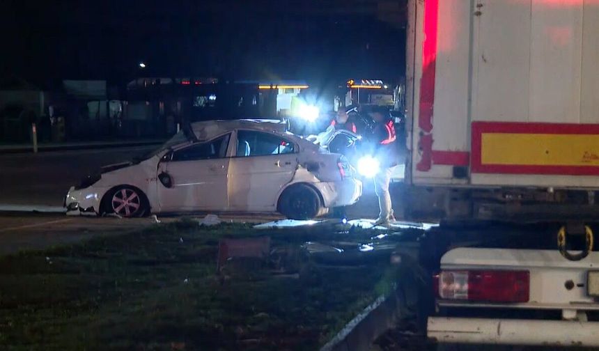 Kontrolden Çıkan Araç Akaryakıt İstasyonuna Savruldu: 1 Ölü