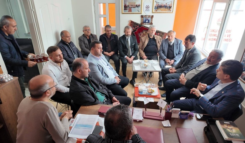 Milletvekili Necmettin Erkan’dan Sıdıklı Köyleri Derneği’ne Ziyaret