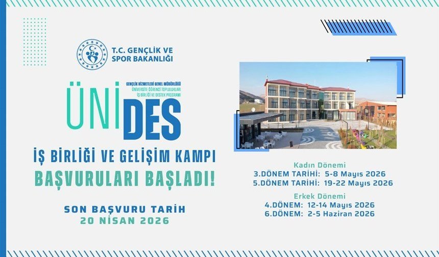 ÜNİDES İş Birliği ve Gelişim kamplarıyla üniversite öğrencileri buluşuyor