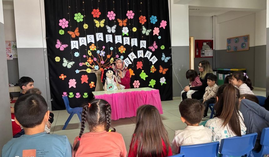 Kaman’da "Kukla Çiçek" Anaokulunda davul sesleriyle karşılandı