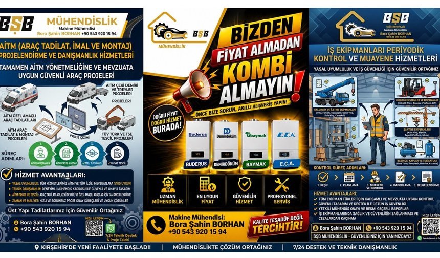 BŞB Mühendislik Kırşehir’de faaliyete başladı