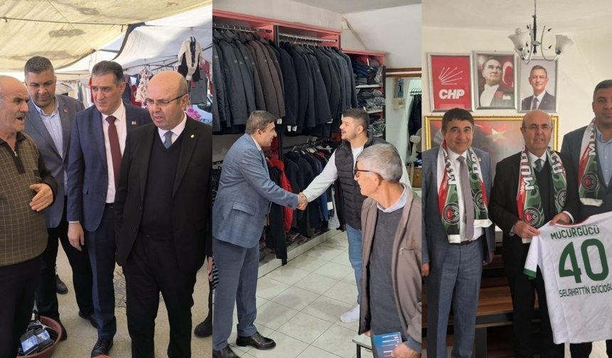 Halkın Gündemi Geçim Sıkıntısı: CHP Heyeti Mucur Sokaklarında
