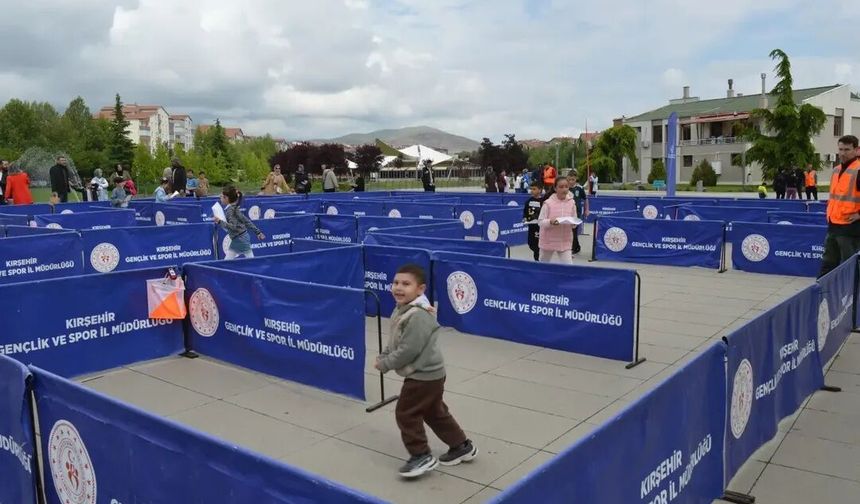 Kent Park’ta oryantiring heyecanı yaşandı